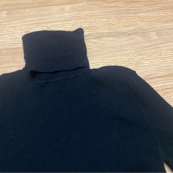 Alexander McQueen McQ Peplum Wool Blend Turtleneck dress - Picture 7 of 15